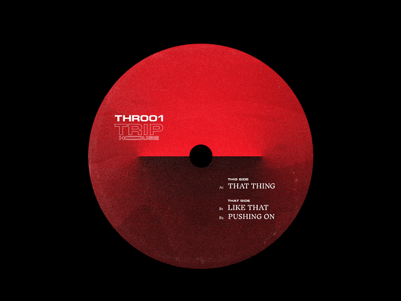 Record Artwork branding identity motion moving music record type typography vinyl visual