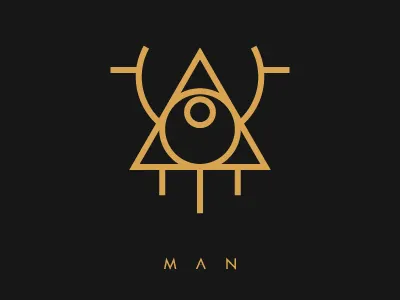 LIFT - Human Wordmark illustration logo wordmark