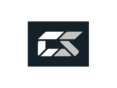 City Steel Dribble desiign icon logo mark modern square vector 2d