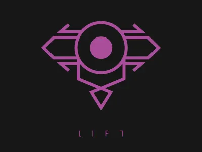 LIFT Wordmark illustration logo wordmark