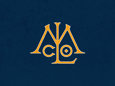 LMCo Monogram 1 gold laurel mississippi monogram navy