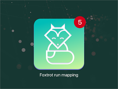 Daily UI 005 - App Icon app daily ui dailyui icon iconography illustration notification running app ui ux