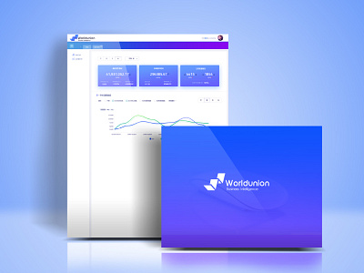 data system blue clean data design figure system ui visual web