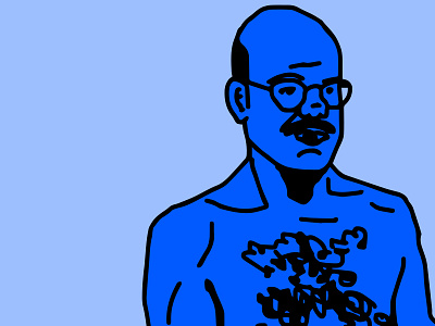 Tobias Funke (I just blew myself) actor arrested development blue david cross development drawing funny illustration never nude portrait tv vector