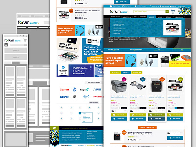 Forum Direct web design branding digital design digital director flat design frontend direction new web page design sketchapp ui design ux design vector design web design wireframes design