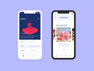 iPhone X Shop app freebie icecream iphone iphonex mockup pink search shop ui slideshow smoothie ui kit woman