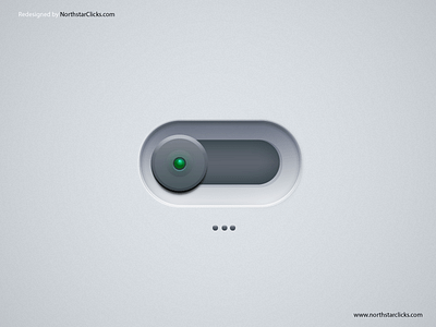 Another Practice For Realistic Switch Button UI 3d button clean dailyui graphic design icon skeuomorphic switch ui web web elements white