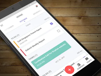 To Do & Daily Task Manager bottom navigation home material design task task manager to do to do app user interface