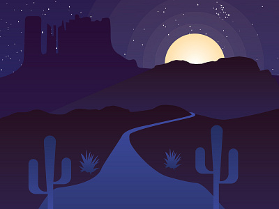 no title gradient illustration landscape