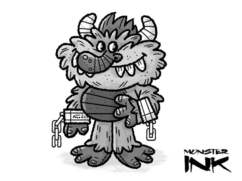 inktober MonsterINK by eva galesloot | skwirrol on Dribbble