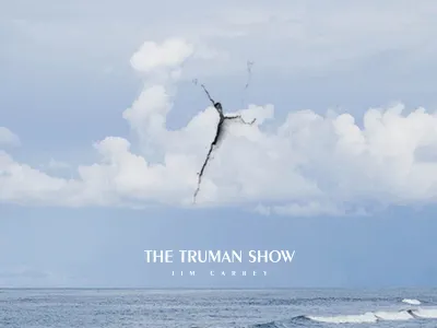 The Truman Show carrey jim poster show the truman