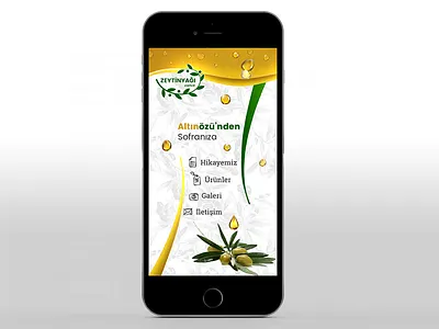 Olive Oil App android app app store design ios olive oil play store respons ui ux ve
