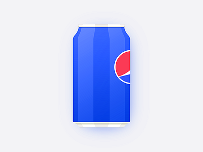 Pepsi blue flat illustration pepsi ui