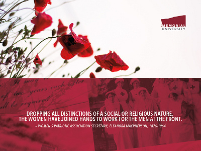 Remembrance Day E-Card eleanora macpherson memorial university nurses remembrance vad vpa war women ww100