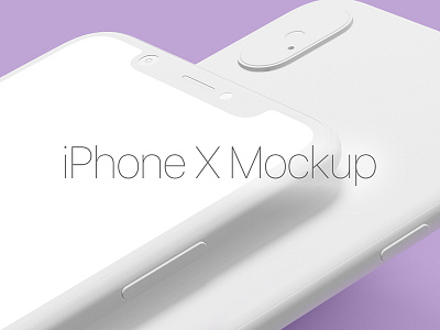 iPhone X Mockup Set app app design apple clay iphone iphone x mock up mockup psd template ui ux