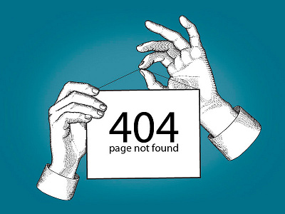 404 sign 404 hand hand drawing illustration not found