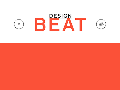 Design Beat email layout masthead red san francisco typography