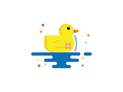 Rubber Duck chile duck florentin hoffman illustration netherland rubber vector