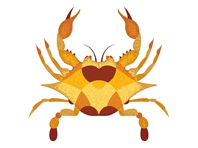 Geometric Crab geometric illustration vector