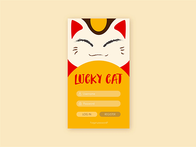 Daily UI #001 — Sign Up 001 cat daily in log sign ui up window