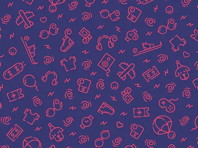 Pattern for gifts graphicdesign. icondesign. patterdesign