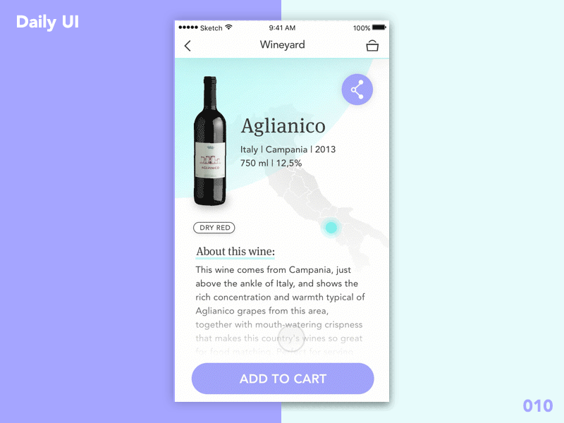 Daily UI 010 010 dailyui share socialmedia