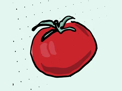 Tomato contest drawing illustration stickermule tomato
