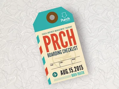 Retro Flight Tag graphic design retro type typography