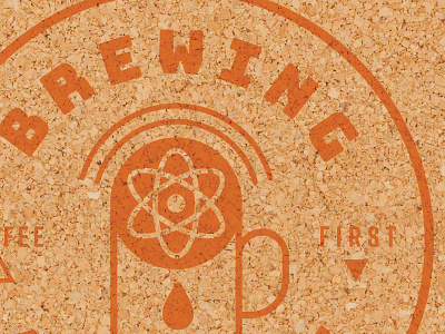 Cheers 2 atom brewing cheers coffee design illustration