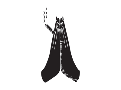 #Blessed animation cigarette hand drawn hands illustration smoke