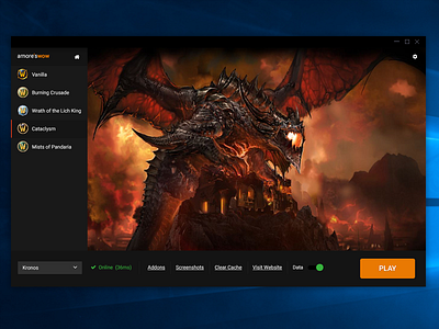 WoW Private Server Launcher desktop app launcher world of warcraft