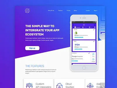 API Ecosystem api app simple ui ux web website