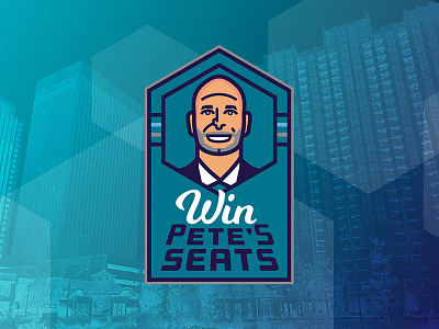 Win Pete's Seats brand buzz city character charlotte hornets identity logo nba seats