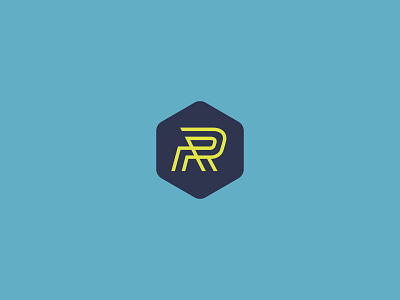 Unused Athletics Logo athletics hexagon line logo r