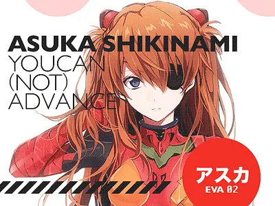 Asuka comic evangelion layout