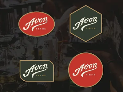 Avon Logotype classic handlettering lettering logo logodesign logotype oldschool