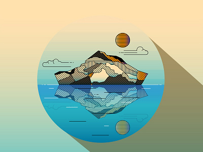 Arctic Ice arctic ice iceberg island island mountain mountain