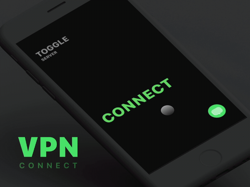 VPNTest connect design framer motion tap ui vpn