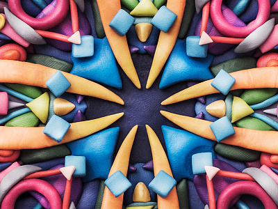 Poster's main image olgaprotasova plastillustration symmetry