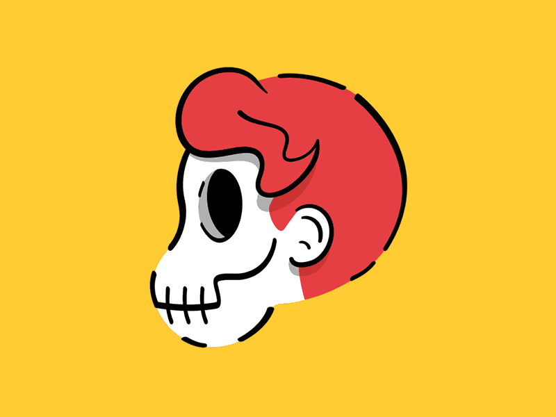 Happy Friday the 13th doodle drawing friday the 13th halloween horror icon illustration skeleton spooky vector