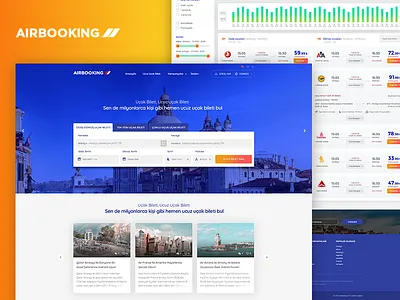 Flight B2C Website b2c flight travel ui ux web