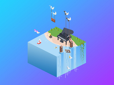 The road to design Illustration 2.5d