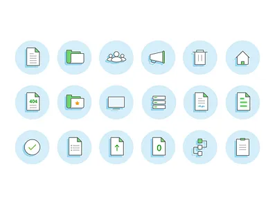 Empty States icons illustrations