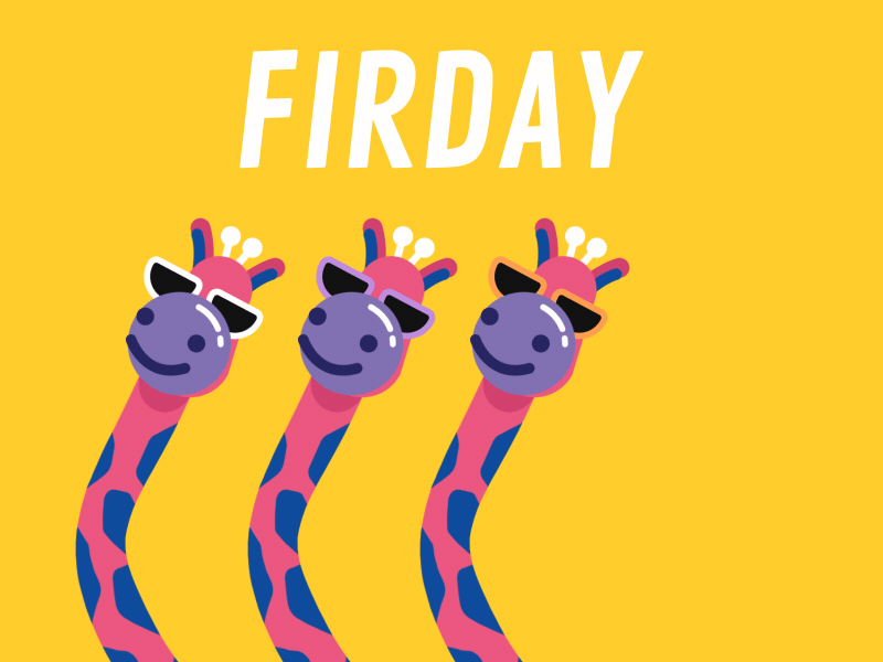 Giraffe's dance cool dance friday fun gif giraffe glasses neck relax sun weekend