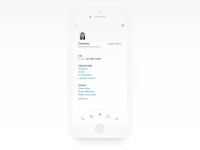User Profile 006 app daily ui dailyui design interface ui user profile