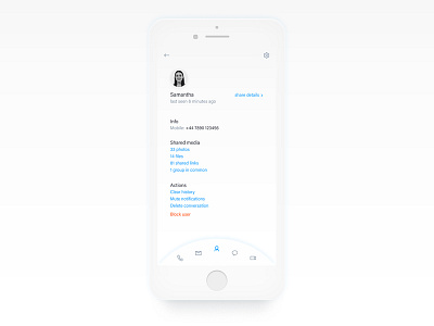 User Profile 006 app daily ui dailyui design interface ui user profile