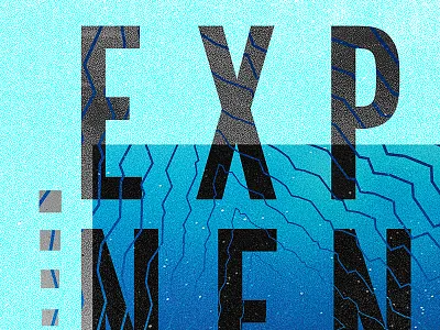 Series Exploration blue exp gradient noise pattern type