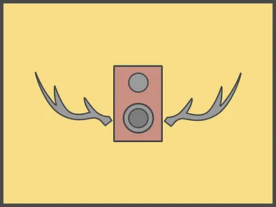 SVT 3.0 design horns illustration logo logo design sound speakers tribal tribe vector vibe