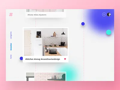 Favourites - UI Design desktop favourites interface shadows social uidesign