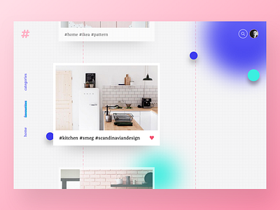 Favourites - UI Design desktop favourites interface shadows social uidesign